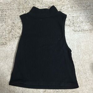 Zara High Neck Crop Top